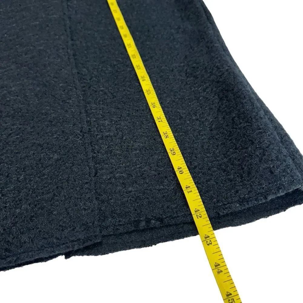 Zara Navy‎ Blue Long Winter Vest Small